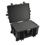 OUTDOOR kuffert i sort med skum polstring 585x410x295 mm Volume: 70,9 L Model: 6800/B/SI